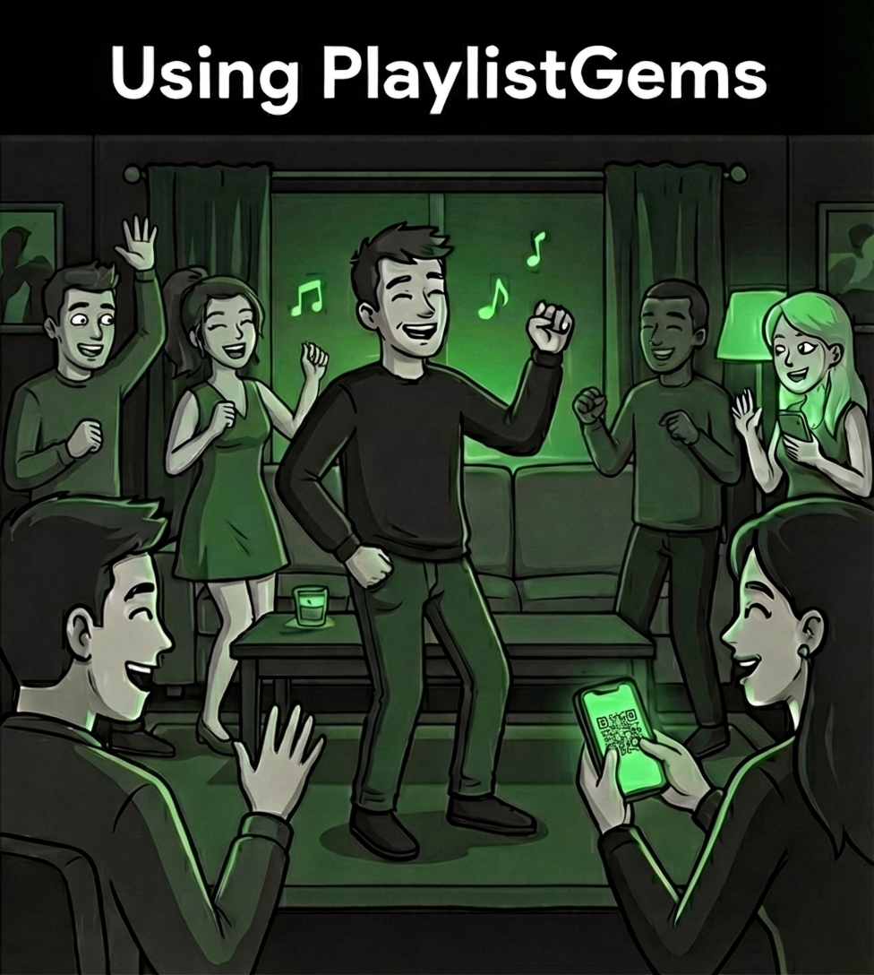 Organized party with PlaylistGems